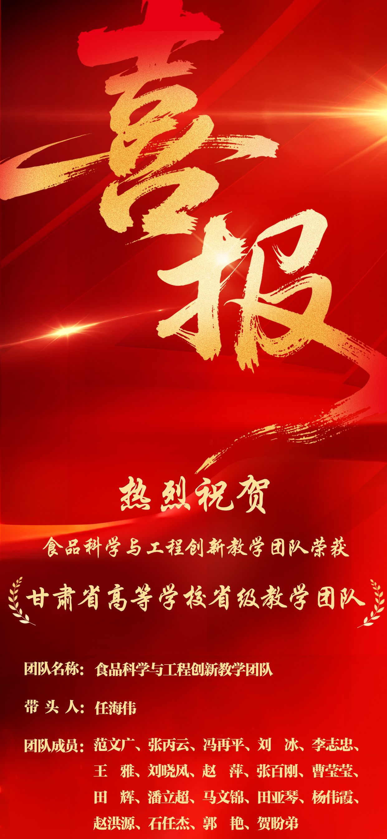 栉风沐雨育桃李 四维融合谱新章 3377体育获批甘肃省高等公司省级教学团队